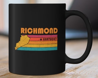 Richmond Mug Kentucky Coffee Mug City Retro Gift Idea Tourist Cup Richmond Kentucky Gift KY Richmond Souvenir Mug