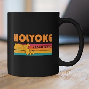 Holyoke Mug Massachusetts Coffee Mug City Retro Gift Idea Tourist Cup Holyoke Massachusetts Gift MA Holyoke Souvenir Mug