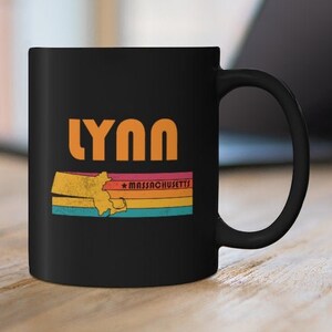 Lynn Mug Massachusetts Coffee Mug City Retro Gift Idea Tourist Cup Lynn Massachusetts Gift MA Lynn Souvenir Mug