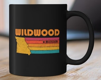 Wildwood Mug Missouri Coffee Mug City Retro Gift Idea Tourist Cup Wildwood Missouri Gift MO Wildwood Souvenir Mug