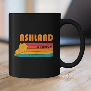 Ashland Mug Kentucky Coffee Mug City Retro Gift Idea Tourist Cup Ashland Kentucky Gift KY Ashland Souvenir Mug