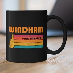 Windham Tasse New Hampshire Kaffeetasse Stadt Retro Geschenkidee Tourist Cup Windham New Hampshire Geschenk NH Windham Souvenir Tasse