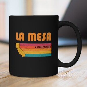 ラ メサ マグ カリフォルニア コーヒーマグ シティ レトロ ギフトアイデア ツーリストカップ ラ メサ カリフォルニア ギフト CA ラ メサ お土産 マグ