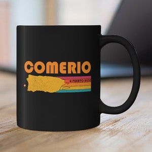 Comerio Mug Puerto Rico Coffee Mug City Retro Gift Idea Tourist Cup Comerio Puerto Rico Gift PR Comerio Souvenir Mug