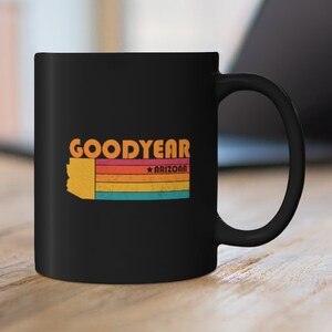 グッドイヤーマグ アリゾナ コーヒーマグ シティ レトロギフトアイデア ツーリストカップ グッドイヤー アリゾナ ギフト AZ グッドイヤー お土産マグ