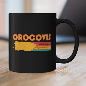 Orocovis Mug Puerto Rico Coffee Mug City Retro Gift Idea Tourist Cup Orocovis Puerto Rico Gift PR Orocovis Souvenir Mug