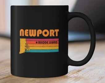 Newport Mug Rhode Island Coffee Mug City Retro Gift Idea Tourist Cup Newport Rhode Island Gift RI Newport Souvenir Mug
