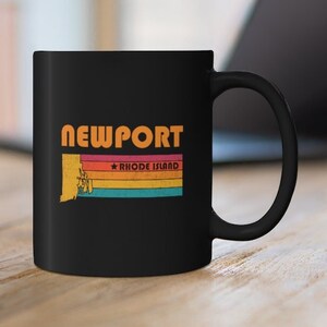 Newport Mug Rhode Island Coffee Mug City Retro Gift Idea Tourist Cup Newport Rhode Island Gift RI Newport Souvenir Mug