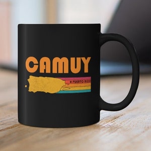 Camuy Mug Puerto Rico Coffee Mug City Retro Gift Idea Tourist Cup Camuy Puerto Rico Gift PR Camuy Souvenir Mug