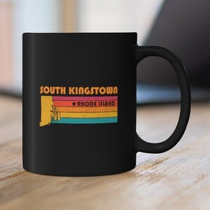 South Kingstown Mug Rhode Island Coffee Mug City Retro Gift Idea Tourist Cup South Kingstown Rhode Island Gift RI South Kingstown Souvenir