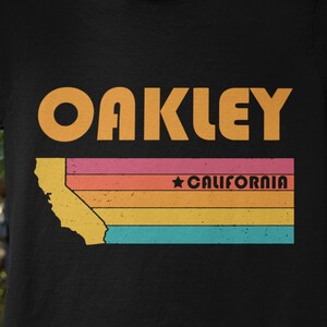 Oakley Svg California Svg City Retro Gift Idea Tourist Png Oakley California Gift CA Oakley Souvenir Digitaal Bestand