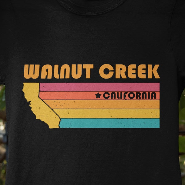 Walnut Creek Svg California Svg City Retro Gift Idea Tourist Png Walnut Creek California Gift CA Walnut Creek Souvenir Digital File