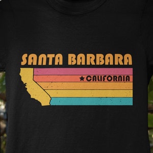 Santa Barbara Svg California Svg City Retro Gift Idea Tourist Png Santa Barbara California Gift CA Santa Barbara Souvenir Digital File