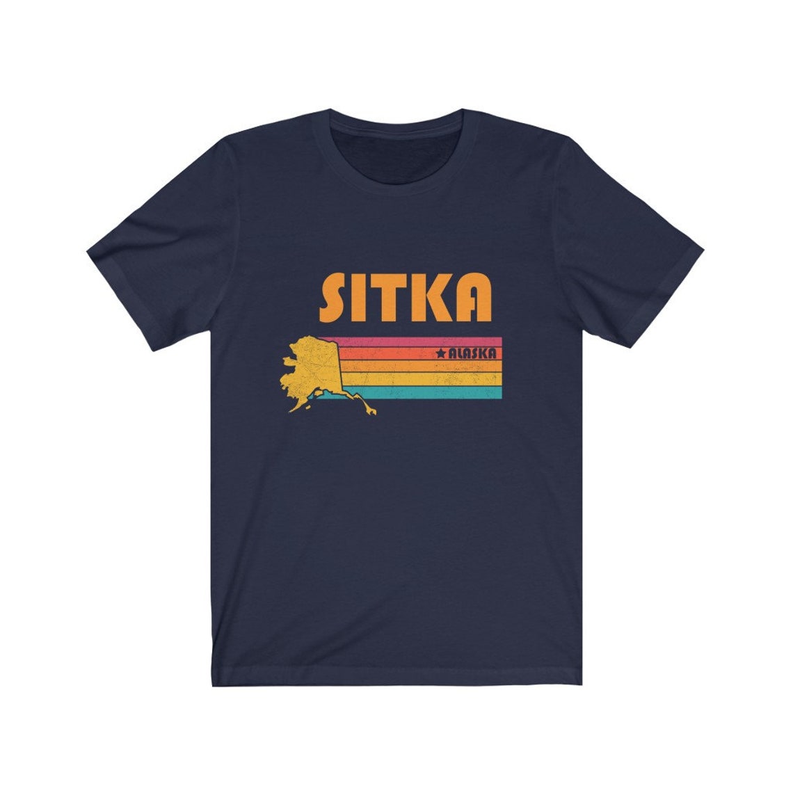 Sitka Shirt Alaska Tshirt City Retro Gift Idea Tourist Tee Etsy UK