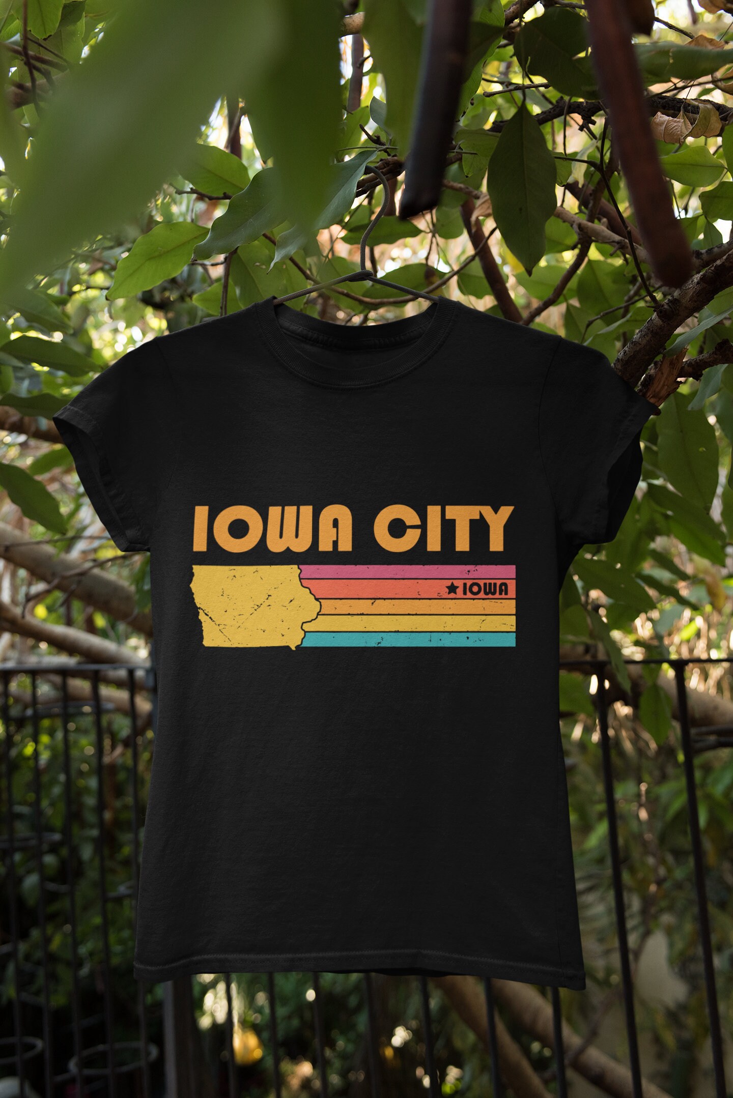 Iowa City Svg Iowa Svg City Retro Gift Idea Tourist Png Iowa City Iowa Gift IA Iowa City Souvenir Digital File