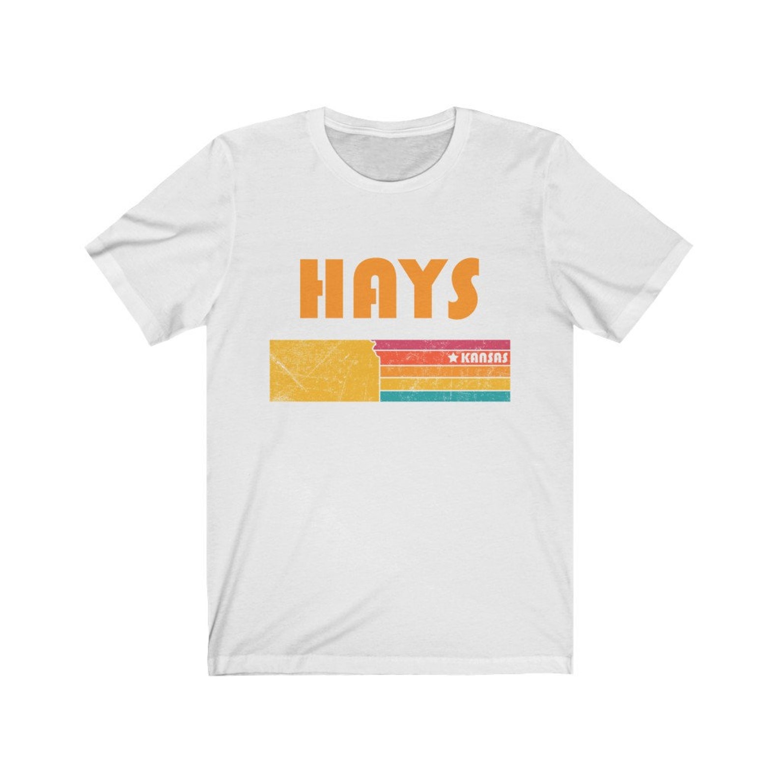 Hays Shirt Kansas Tshirt City Retro Gift Idea Tourist Tee Hays Etsy UK