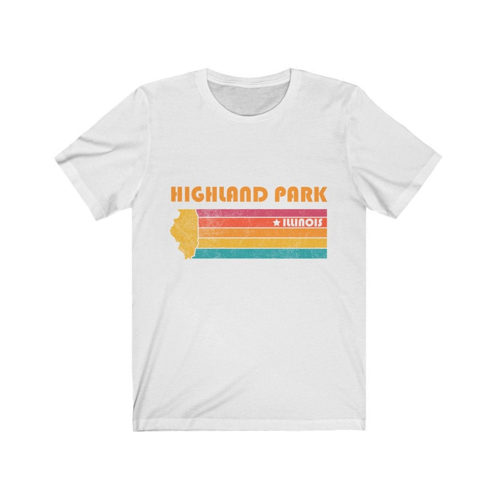 Highland Park Shirt Illinois Tshirt City Retro Gift Idea Etsy