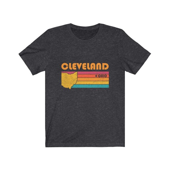 Cleveland Ohio Columbus Vintage O-H-I-O Letters Sports Fan T-Shirt Cleveland Ohio Columbus Vintage O-H-I-O Letters Sports Fan T-Shirt