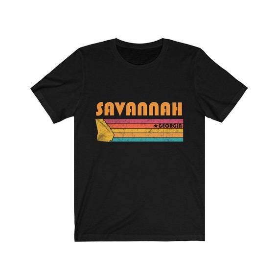 Savannah Georgia Ga Retro Vintage Souvenir T Shirt Savannah Georgia Ga Retro Vintage Souvenir T Shirt