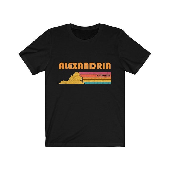 Alexandria Va T Shirt Retro Vintage Virginia Souvenir Tee Alexandria Va T Shirt Retro Vintage Virginia Souvenir Tee