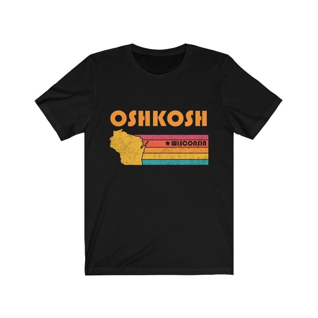 オシュコシュ シャツ ウィスコンシン Tシャツ シティ レトロ ギフト 