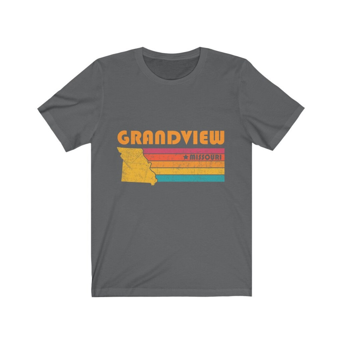 Grandview Shirt Missouri Tshirt City Retro Gift Idea Tourist Etsy