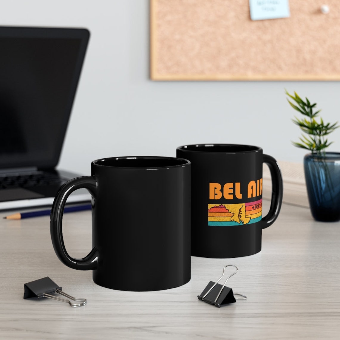 Bel Air Mug Maryland Coffee Mug City Retro Gift Idea Tourist - Etsy