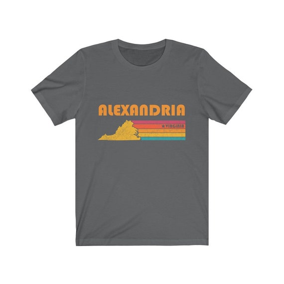 Alexandria Va T Shirt Retro Vintage Virginia Souvenir Tee Alexandria Va T Shirt Retro Vintage Virginia Souvenir Tee