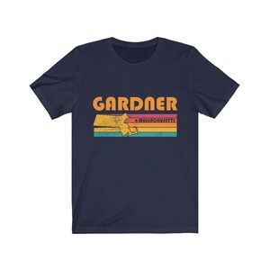Gardner Shirt Massachusetts Tshirt City Retro Gift Idea Tourist Tee Gardner Massachusetts Gift MA Gardner Souvenir Shirt image 4
