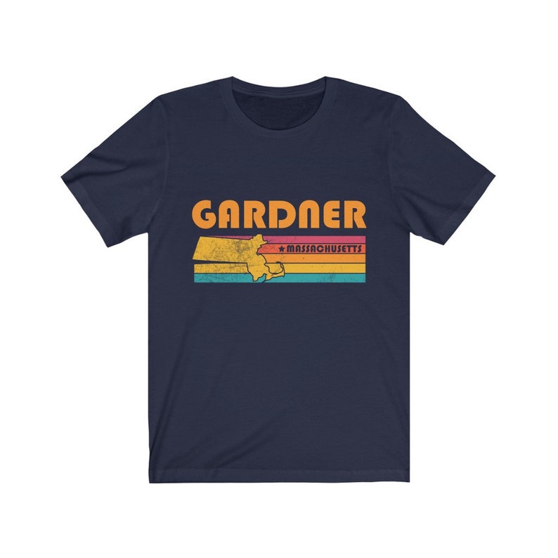 Gardner Shirt Massachusetts Tshirt City Retro Gift Idea Tourist Tee Gardner Massachusetts Gift MA Gardner Souvenir Shirt image 4