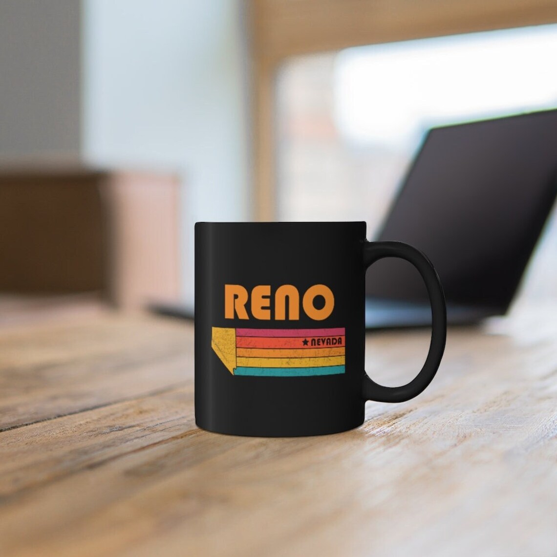 Reno Mug Nevada Coffee Mug City Retro Gift Idea Tourist Cup Etsy