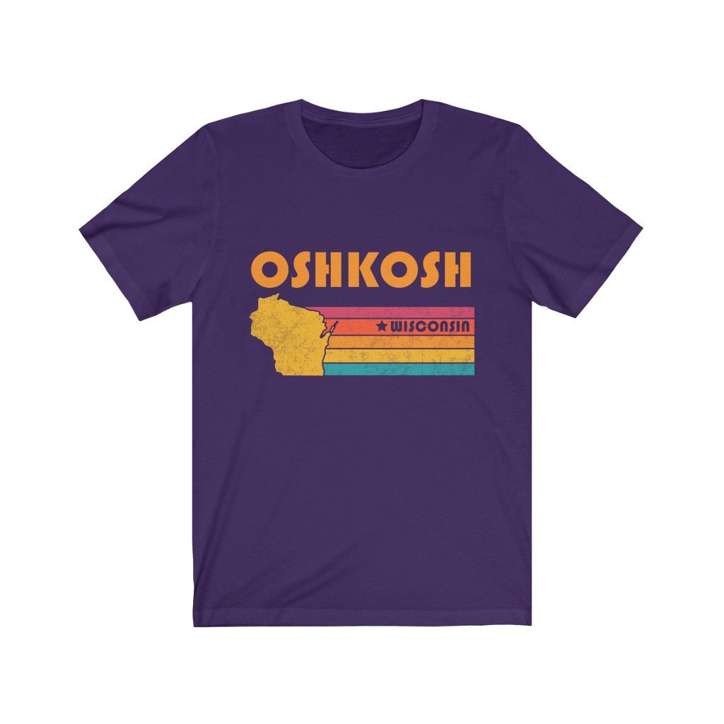 光子様　90s USA製 OSH KOSH 総柄 フォトTシャツ ヴィンテージ オシュコシュ シャツ ウィスコンシン Tシャツ シティ レトロ ギフト