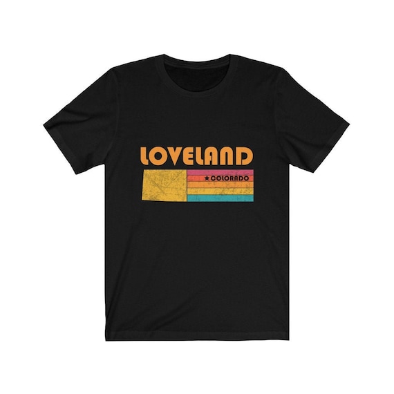Loveland Shirt Colorado Tshirt City Retro Gift Idea Tourist Etsy