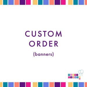 Custom 3D Birthday Banner