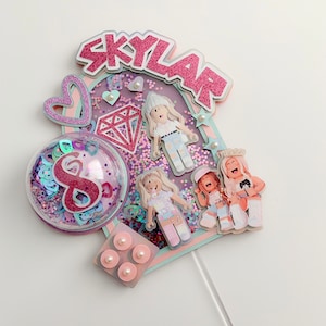 Roblox GFX Aesthetic, Roblox Cake Topper Mädchen, Roblox Girls Party Decor