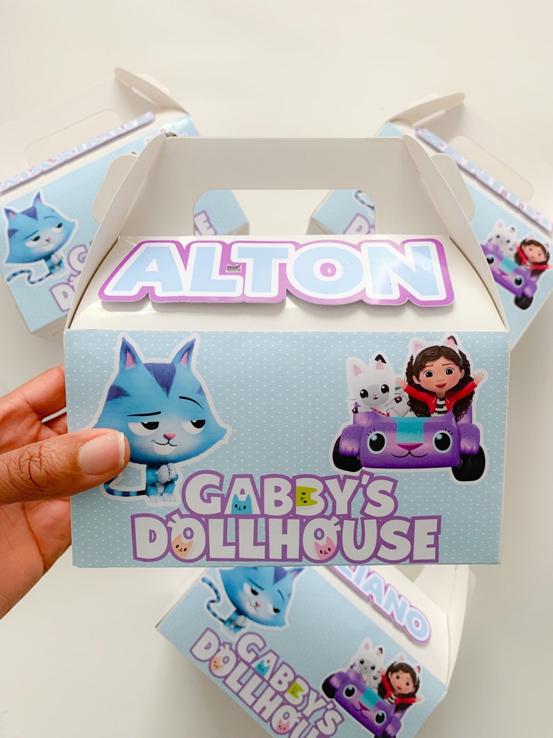 Gabbys Dollhouse Gable Boxes Party Favour Bags Gift Bags Etsy Canada