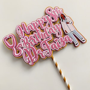 Doctor Themed Cake Topper, Medical Doctor Party Decorations, Topper for Doctor, Topper for Nurse