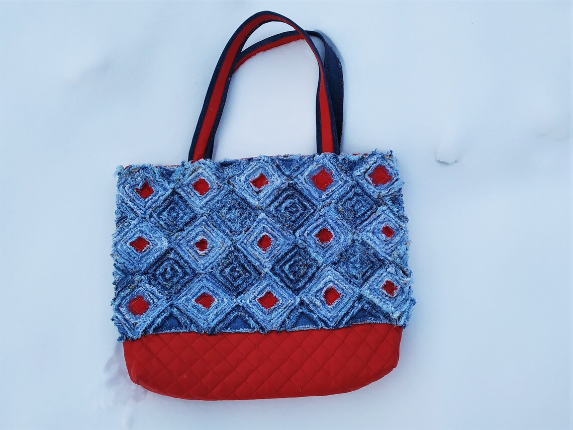 Canvas bag pattern Tote bag sewing pattern Reusable grocery Etsy