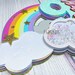 On Cloud 9 Birthday Cake Topper 9th Birthday Party Rainbow - Etsy