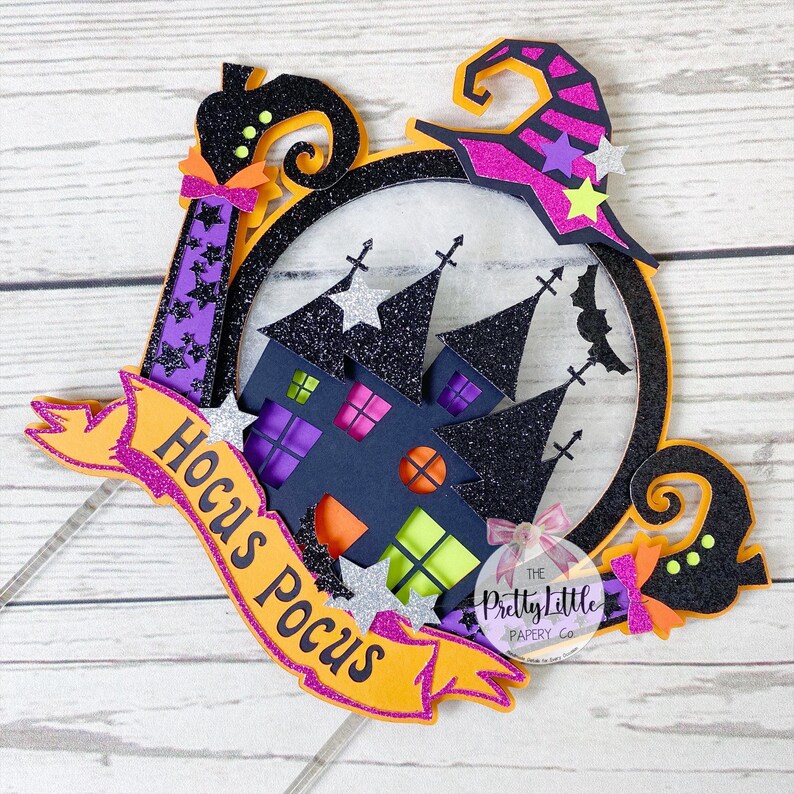 Hocus Pocus Halloween Cake Topper Halloween Birthday Party
