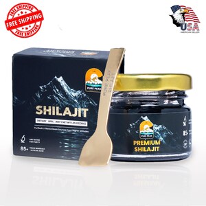 Pure Peak Shilajit 30g - Authentic Himalayan Resin | Natural Energy & Vitality Booster