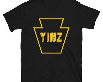 Yinz black n Gold T-Shirt, Pittsburgh Football Graphic shirt, Pittsburgh shirt, Pittsburgh tailgate, steel city, Yinzer Shirt, The Burgh