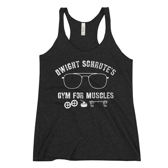 Dwight schrute gym for muscles tank sale
