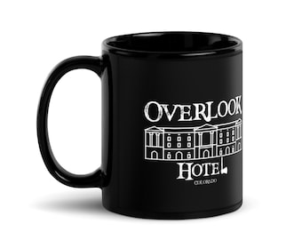 The Overlook Hotel, The Shining, Redrum, Room 237, Halloween Mug, Funny Halloween Mug, Halloween Coffee Mug, Here's Johnny Mug, Horror Mug