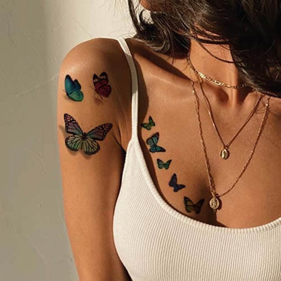 Monarch Butterfly Tattoos 3D Butterfly Temporary Tattoo - Etsy Australia Monarch Butterfly Tattoos 3D Butterfly Temporary Tattoo - Etsy Australia