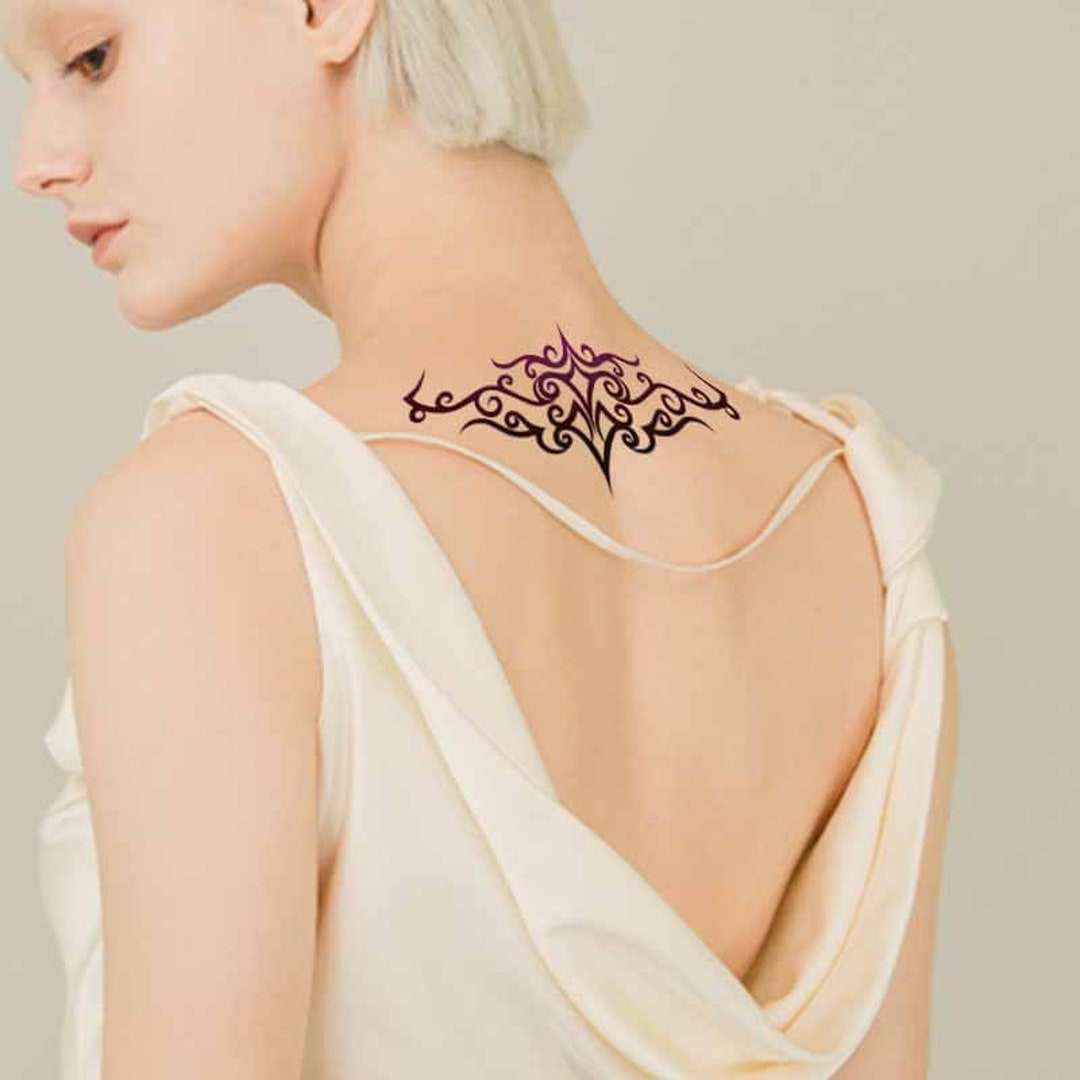 Temporary Tattoo Women Tribal Tattoo Back Tattoo Underboob - Etsy Australia Temporary Tattoo Women Tribal Tattoo Back Tattoo Underboob - Etsy Australia