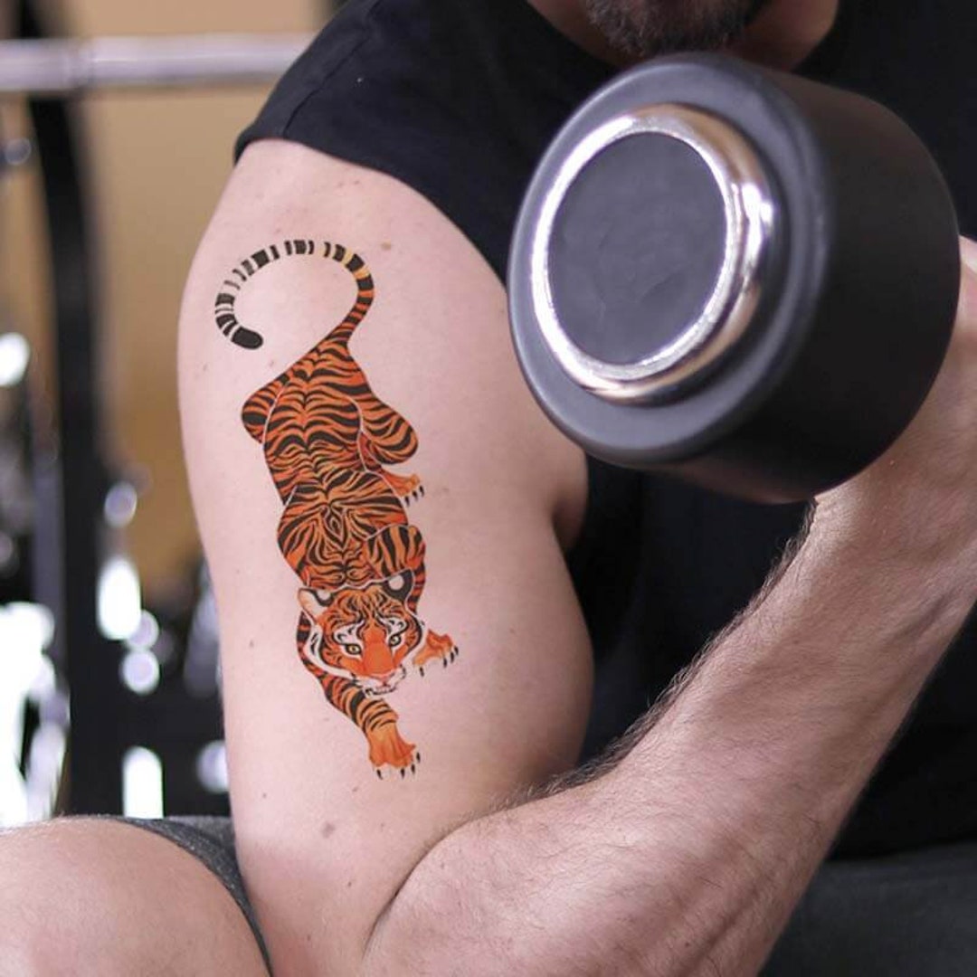 Fake Tattoo Tiger Tattoo Forearm Tattoo/ Tiger Temporary - Etsy UK Fake Tattoo Tiger Tattoo Forearm Tattoo/ Tiger Temporary - Etsy UK