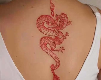 Dragon Tattoo Etsy