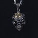 Silver 925 Skull Knight & Beherit Pendant Berserk Griffith Behelit Necklace