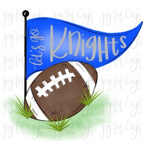 Knights Football PNG Sublimation Printable Design